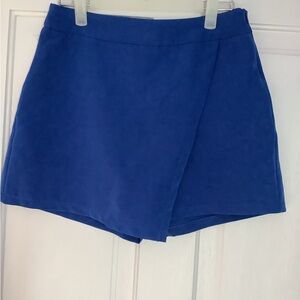 Sincerely Jules Purple Blue Shirt Style Shorts 29” Waist Non Stretch Material